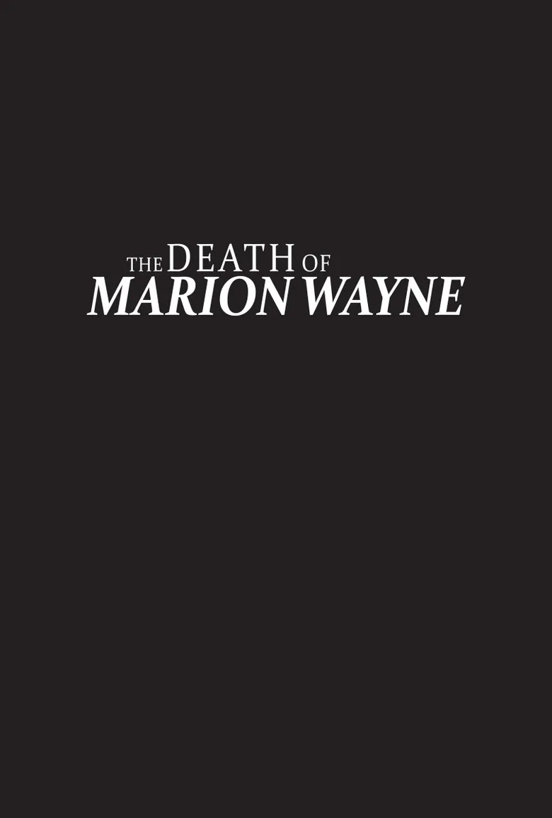 The Death of Marion Wayne Film izle